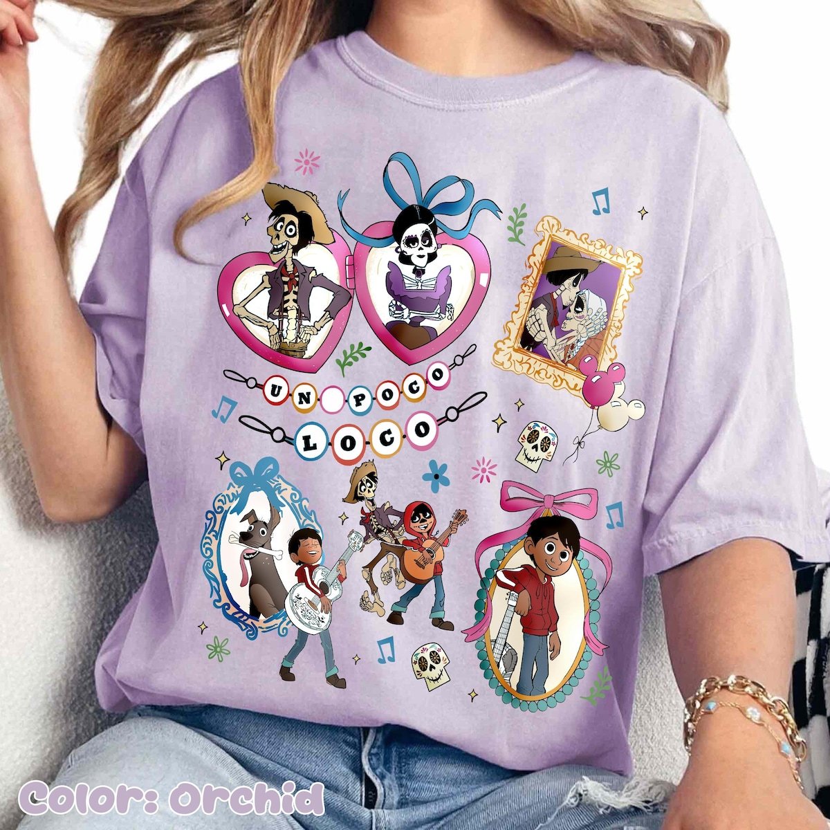 Vintage Disney Coco Bow Halloween Shirt Disneyland Family Trip 2025