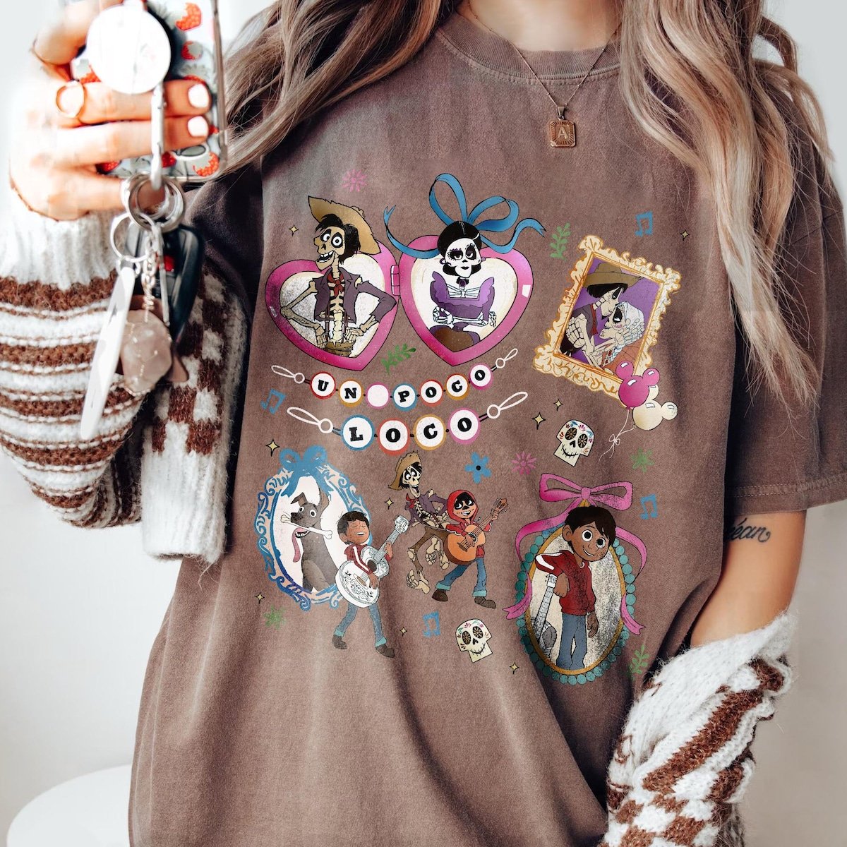 Vintage Disney Coco Bow Halloween Shirt Disneyland Family Trip 2025