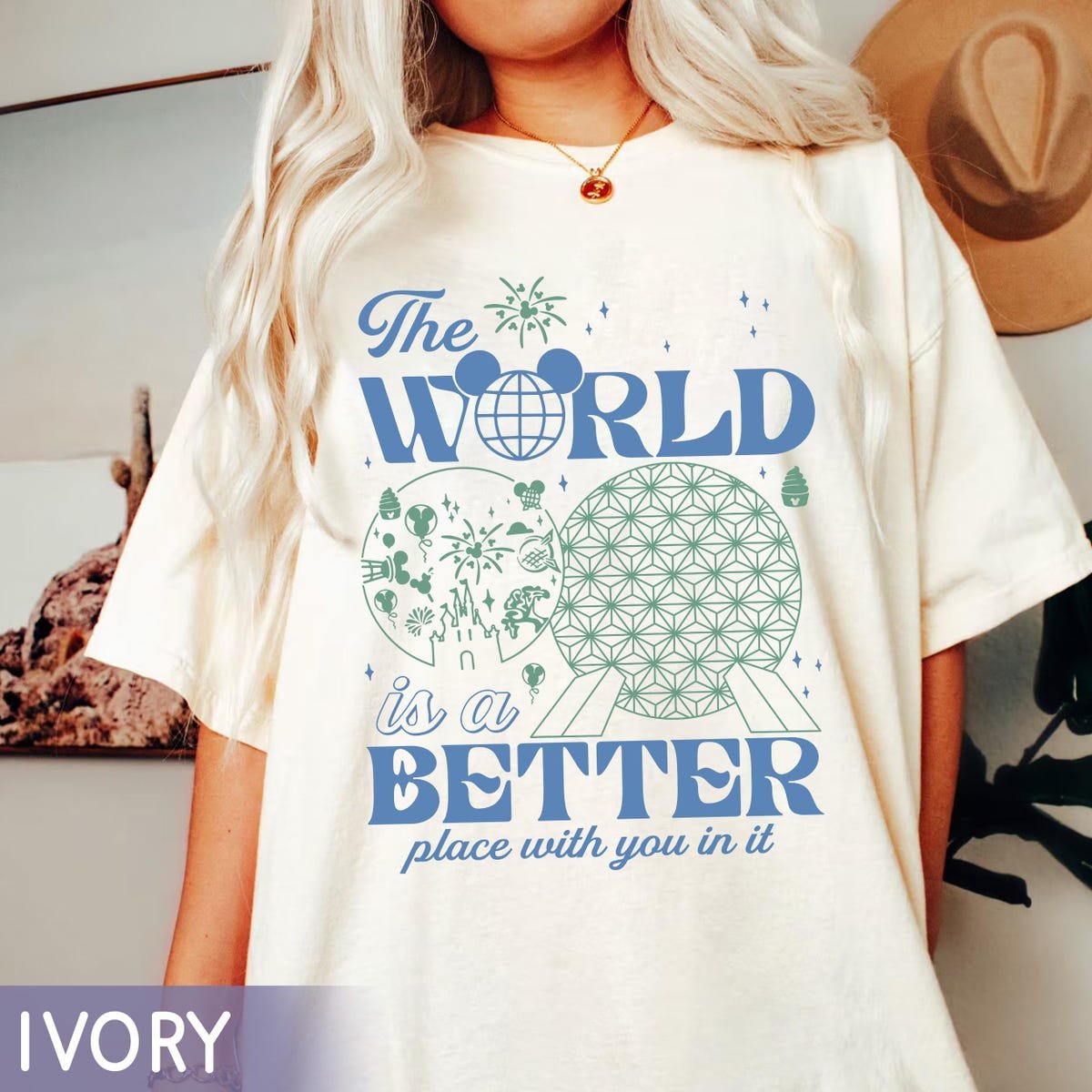 Vintage Disney Epcot Shirt Mental Health Positivity Tee 2025