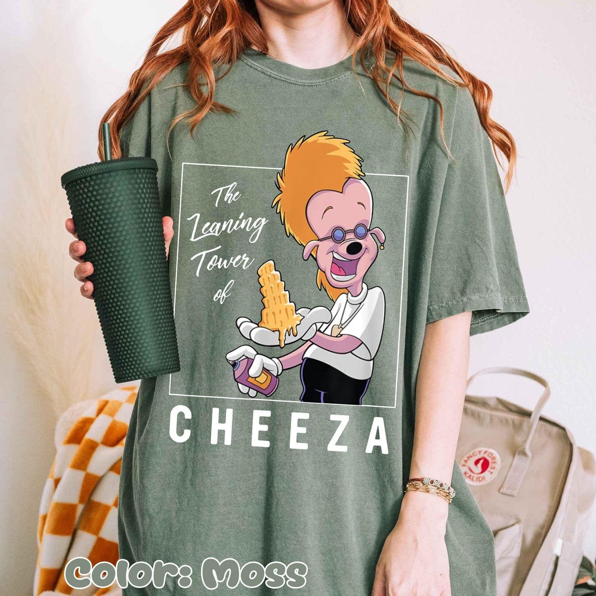 Vintage Disney Goofy Cheeza Shirt Leaning Tower Tee Disneyland Outfit 2025