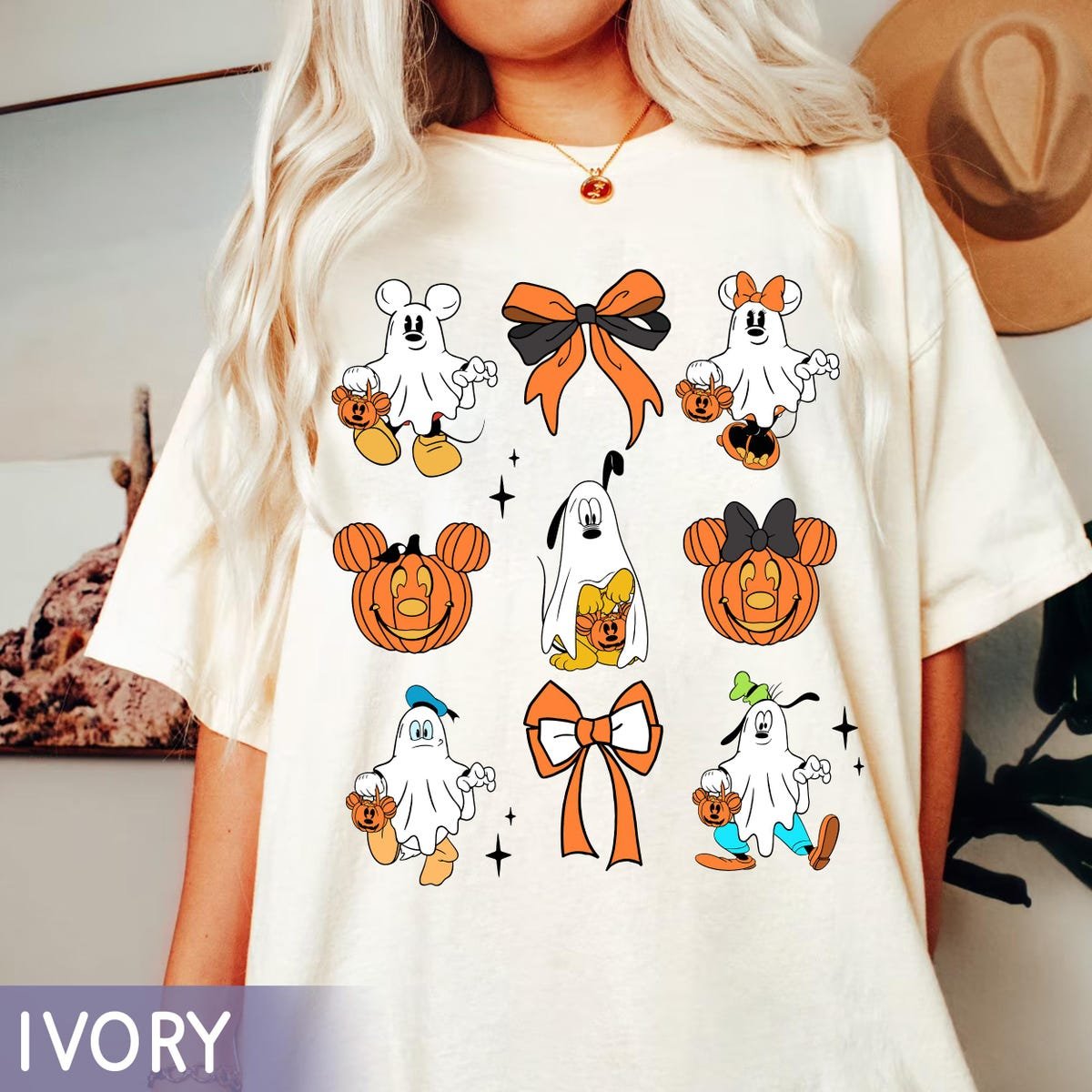 Vintage Disney Halloween Shirt Mickey Friends Pumpkin Tee 2025