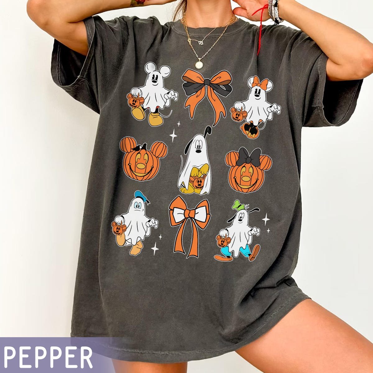 Vintage Disney Halloween Shirt Mickey Friends Pumpkin Tee 2025