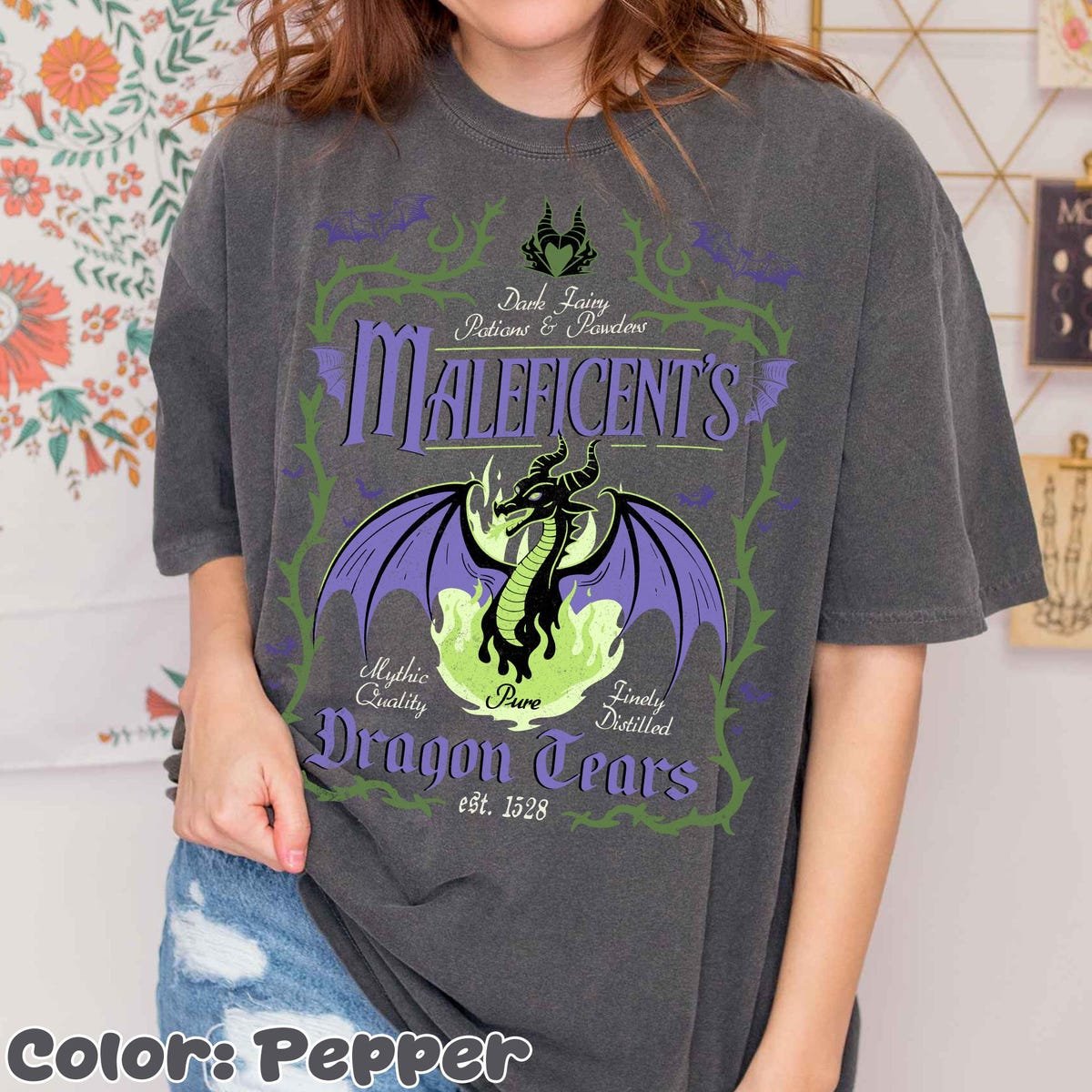 Vintage Disney Maleficent Shirt Sleeping Beauty Villains Tee