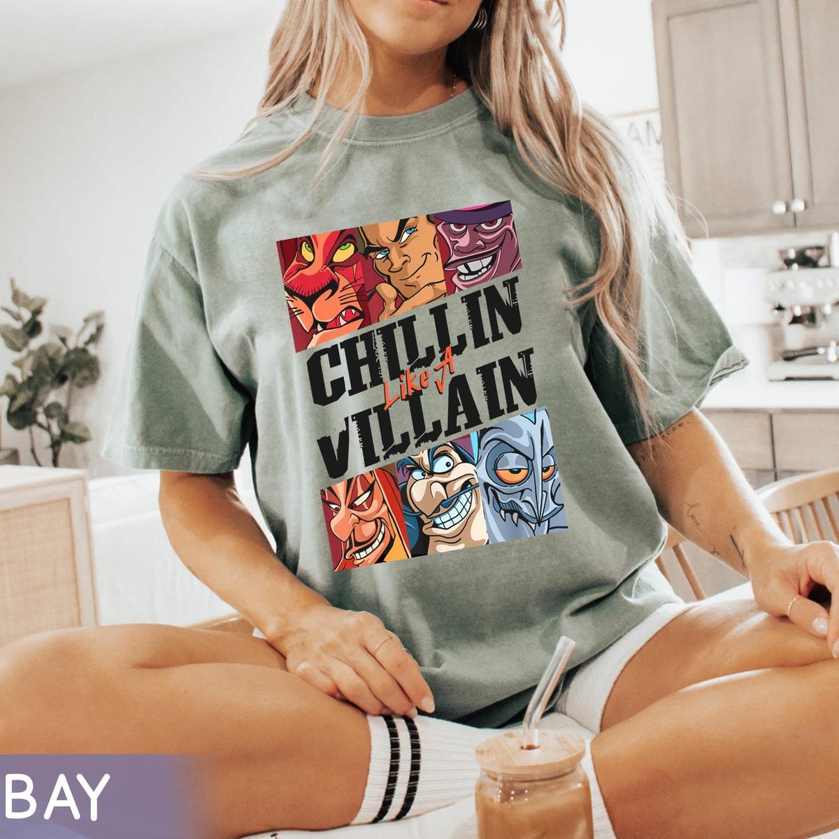 Vintage Disney Villains T-Shirt Comfort Colors Disneyland Trip