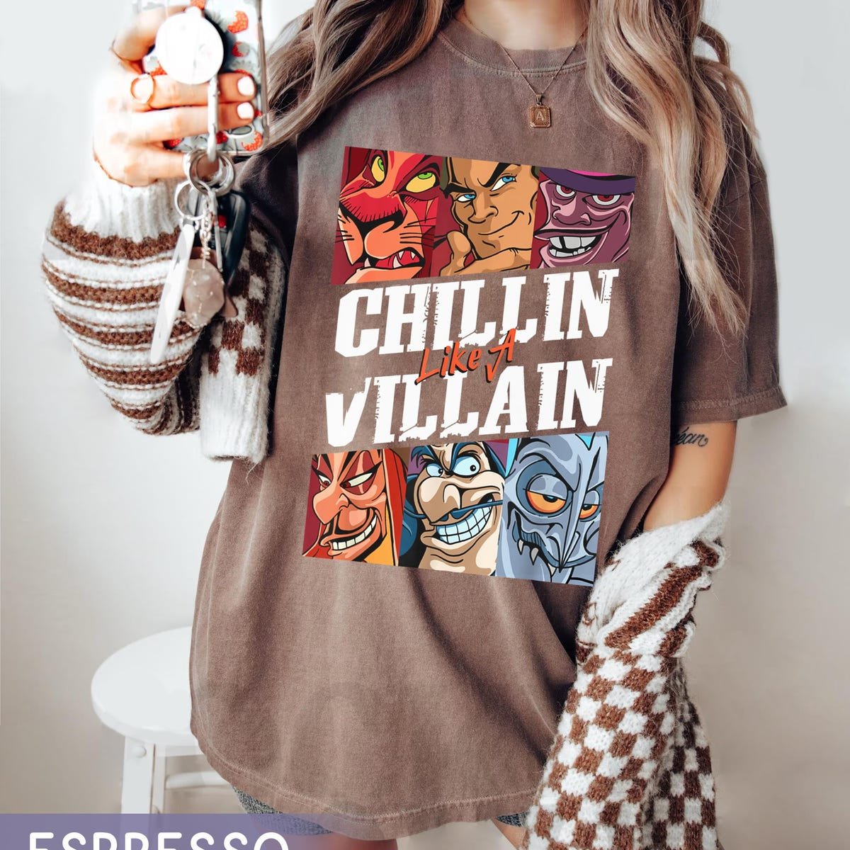 Vintage Disney Villains T-Shirt Comfort Colors Disneyland Trip