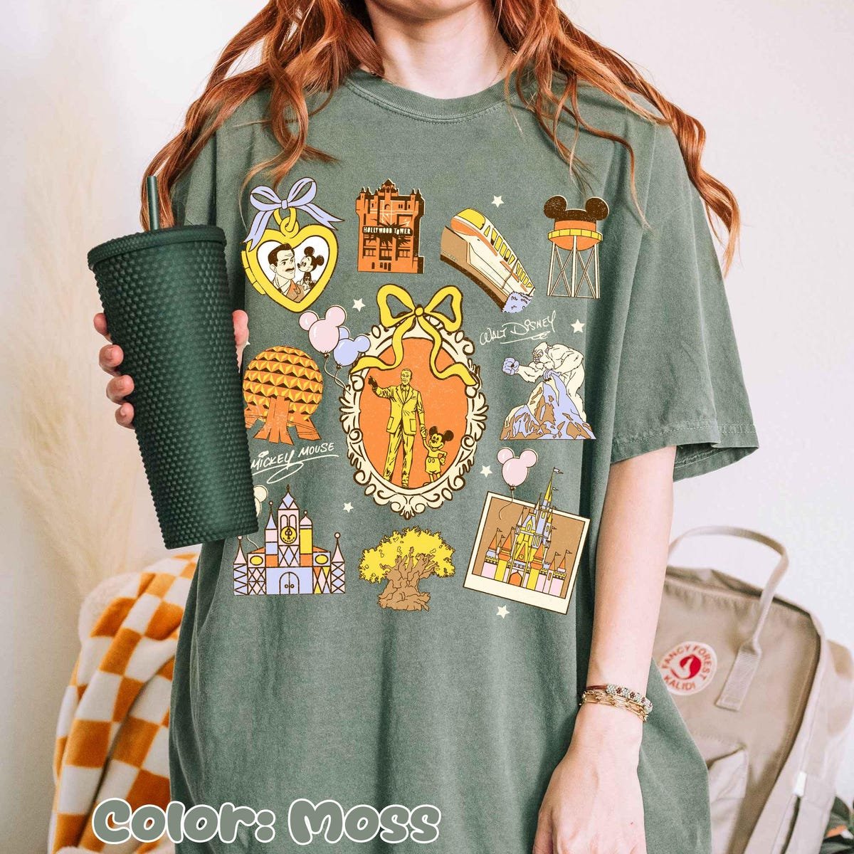 Vintage Disney World 1971 Shirt Mickey Partners Statue Tee