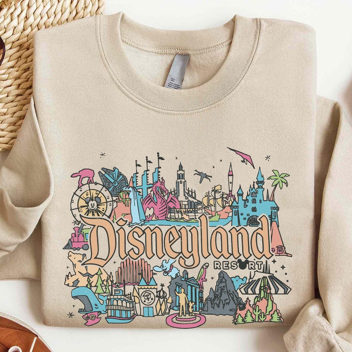 Vintage Disneyland Resort 1955 Shirt Disney Family Trip Magic Kingdom
