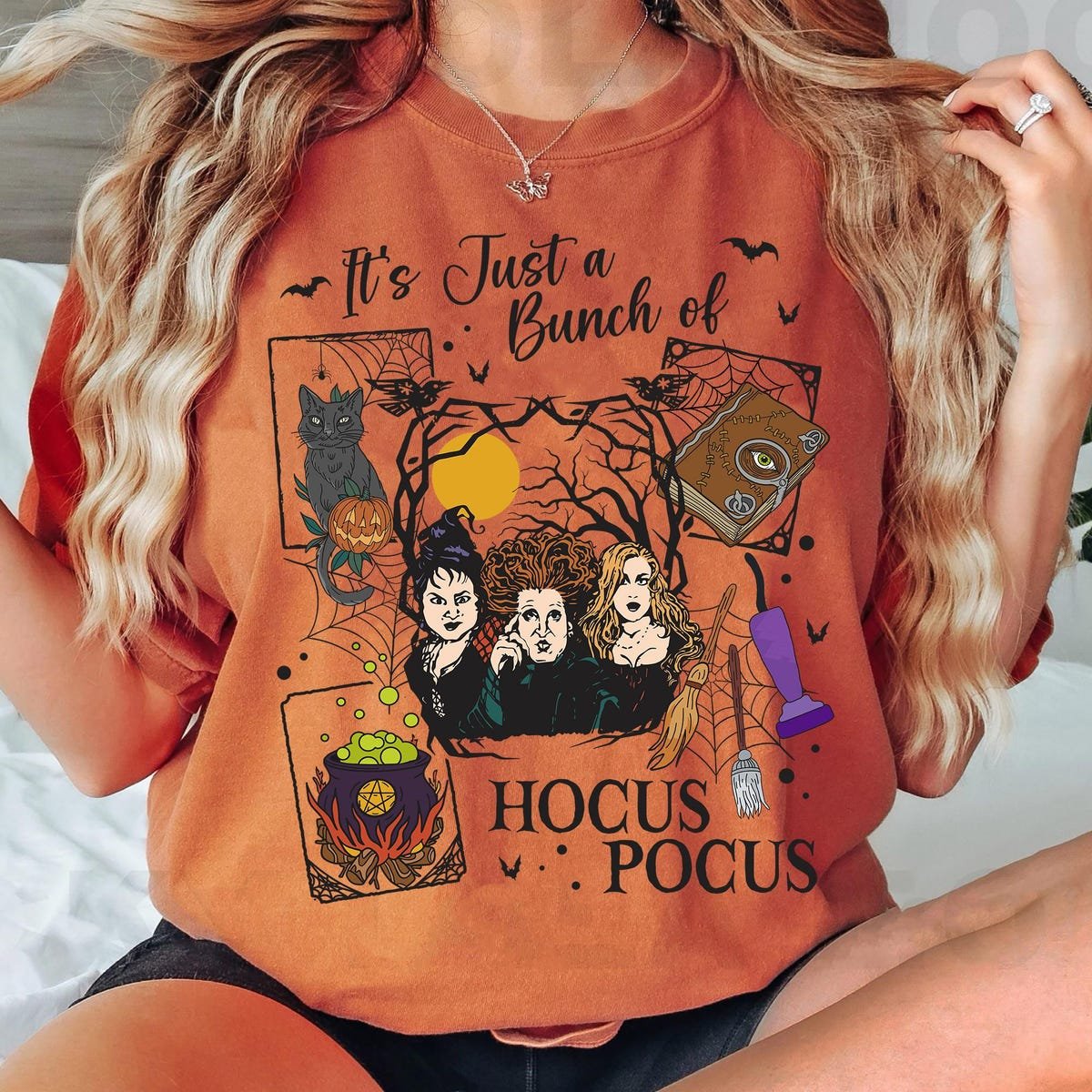 Vintage Hocus Pocus Shirt Sanderson Sisters Halloween Tee Disneyland 2025