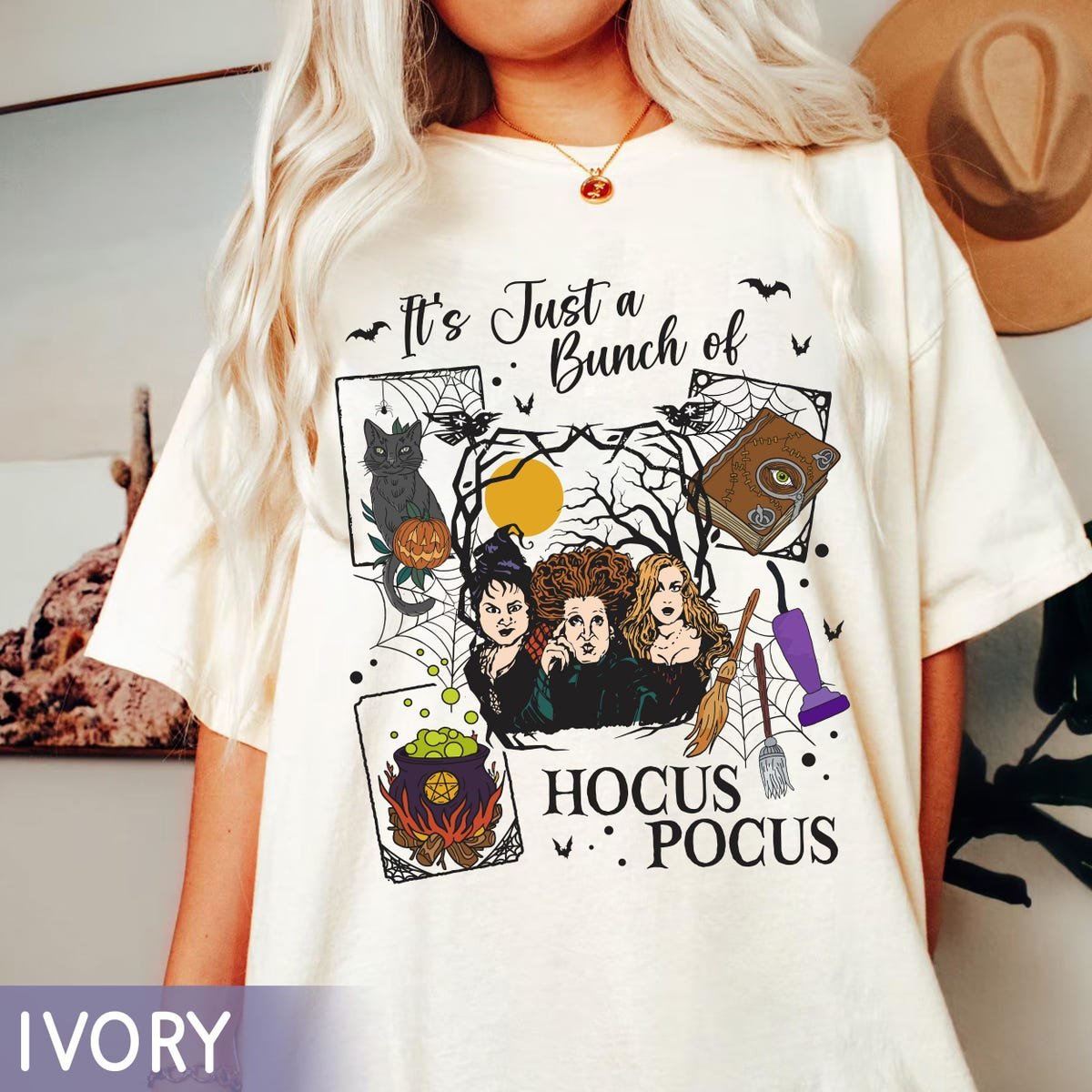 Vintage Hocus Pocus Shirt Sanderson Sisters Halloween Tee Disneyland 2025