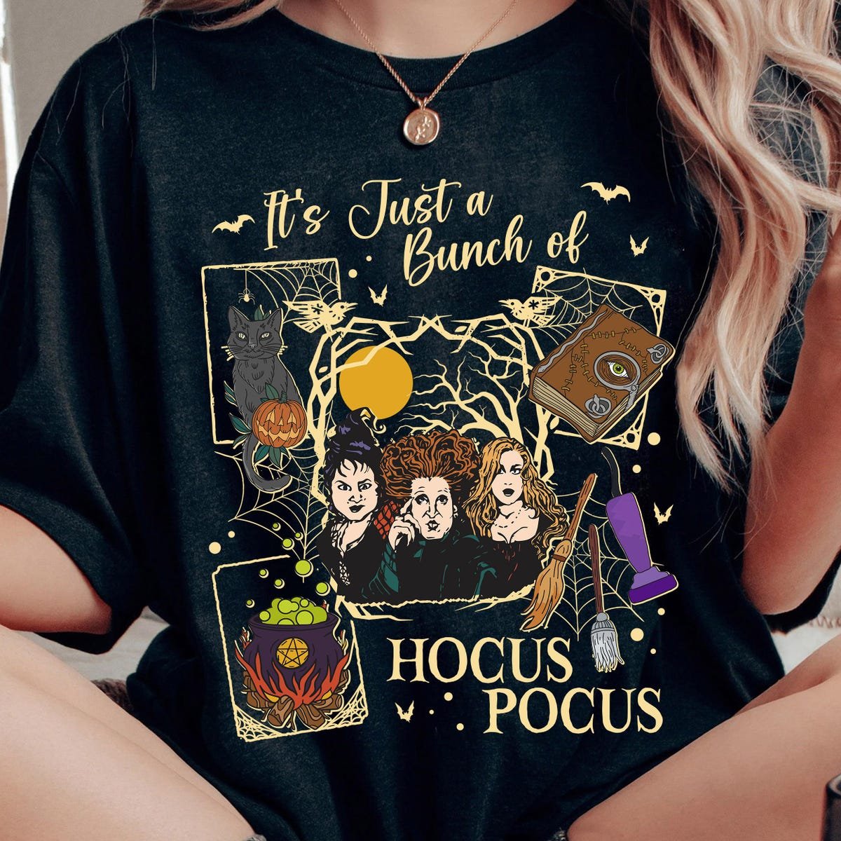 Vintage Hocus Pocus Shirt Sanderson Sisters Halloween Tee Disneyland 2025