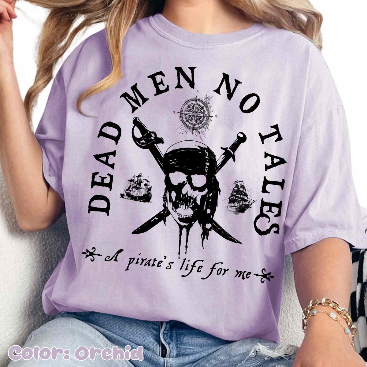 Vintage Pirates of the Caribbean Shirt Dead Men Tell No Tales Tee