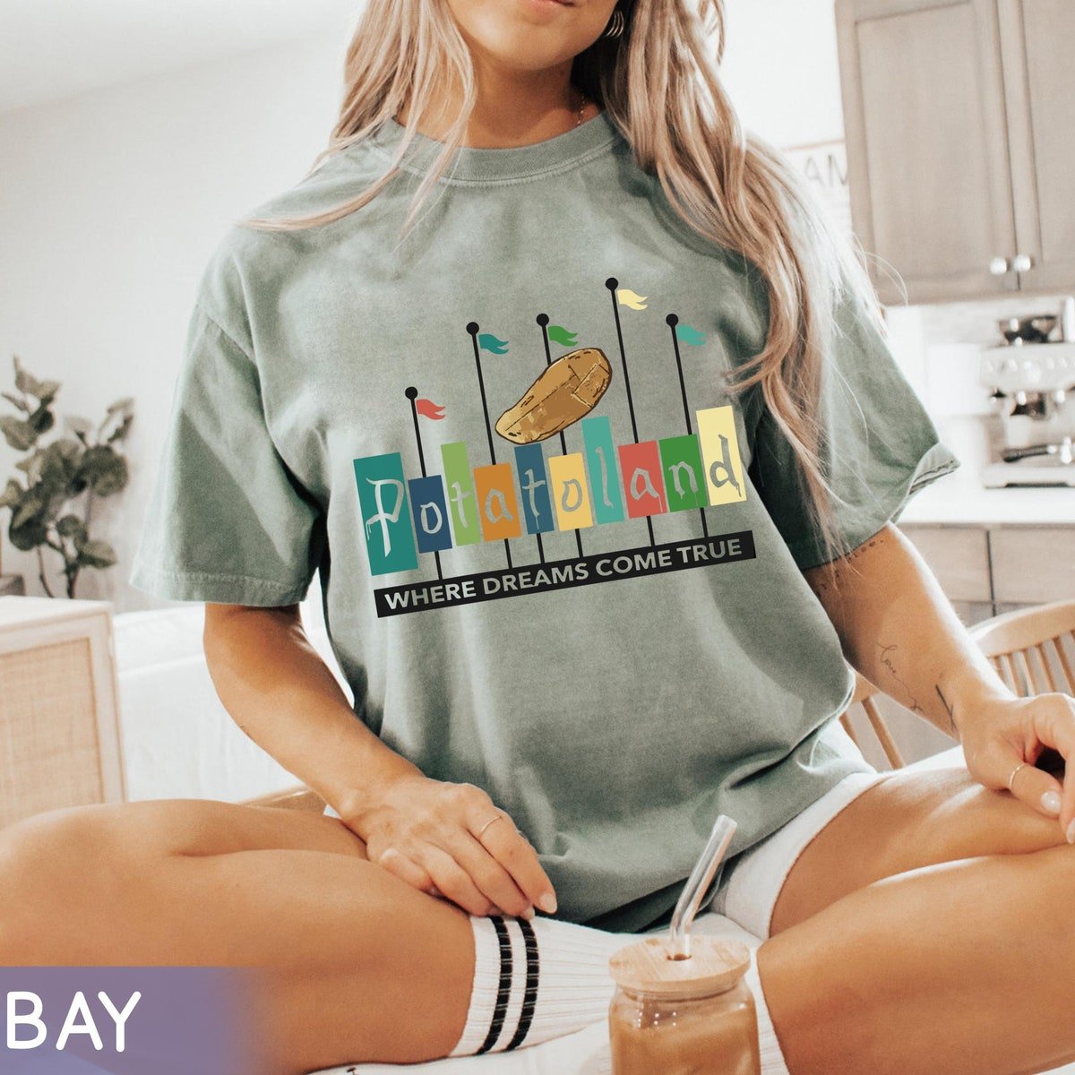 Vintage Potatoland Disney Shirt for Disneyland and Walt Disney World Trips