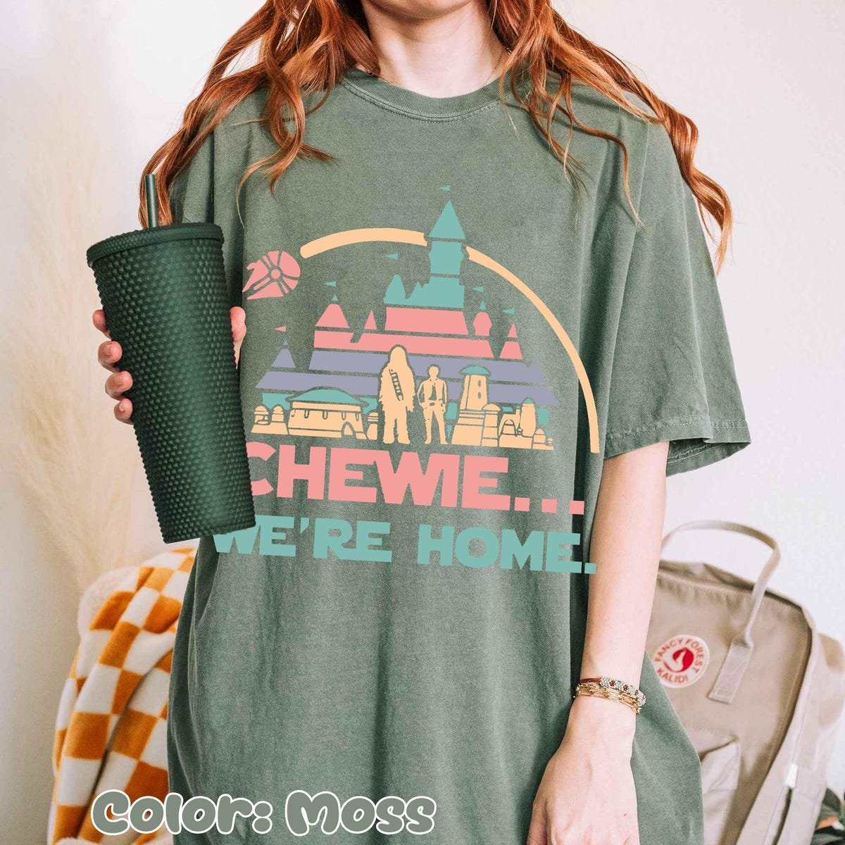 Vintage Star Wars Chewie Shirt Retro Disney Tee Galaxy Edge 2025