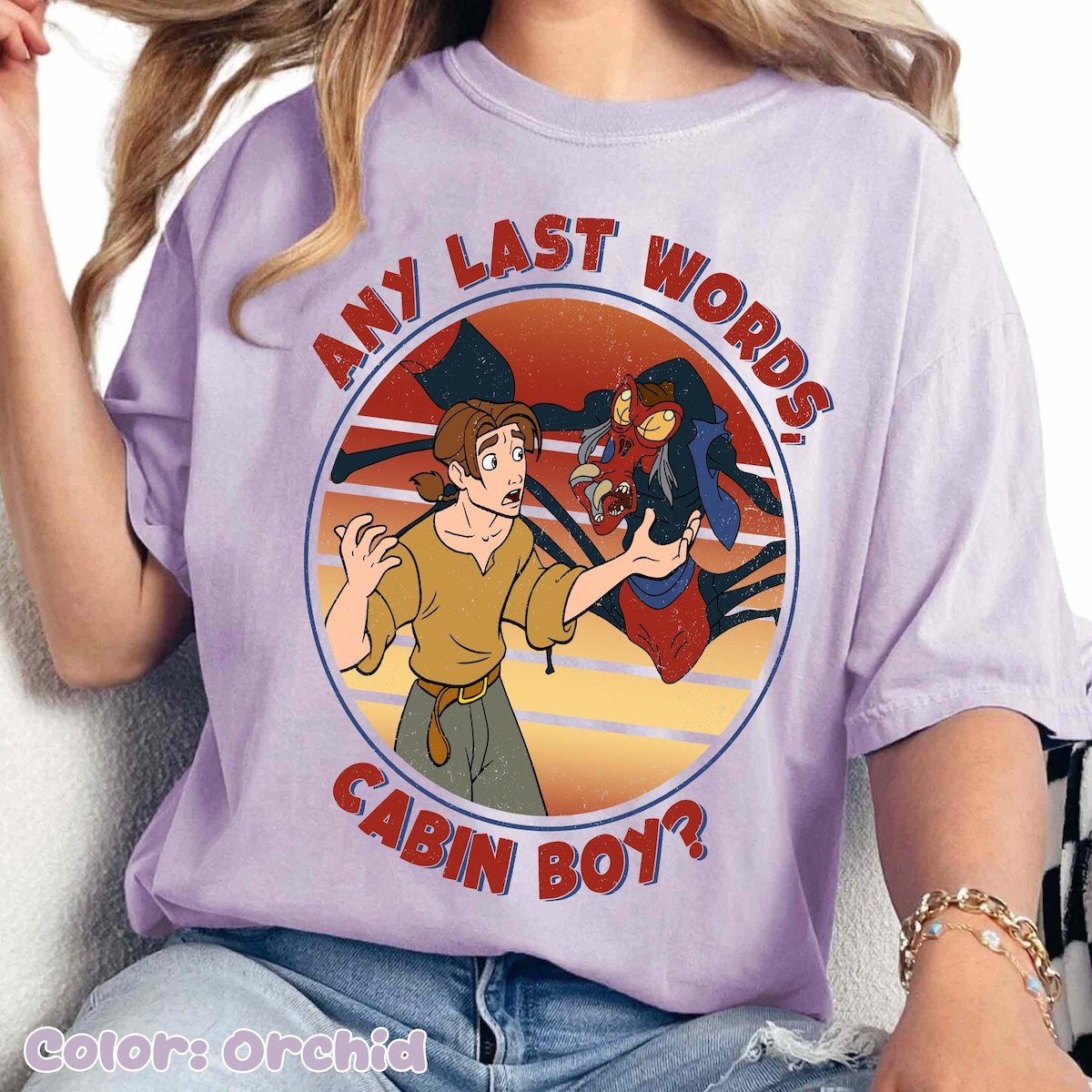 Vintage Treasure Planet Shirt Jim Hawkins Scroop Disneyland Family Tee