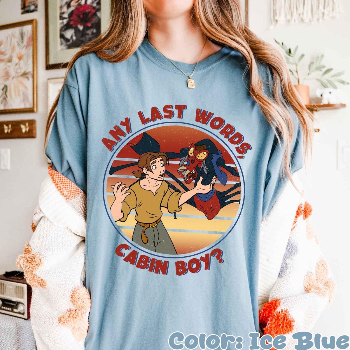 Vintage Treasure Planet Shirt Jim Hawkins Scroop Disneyland Family Tee