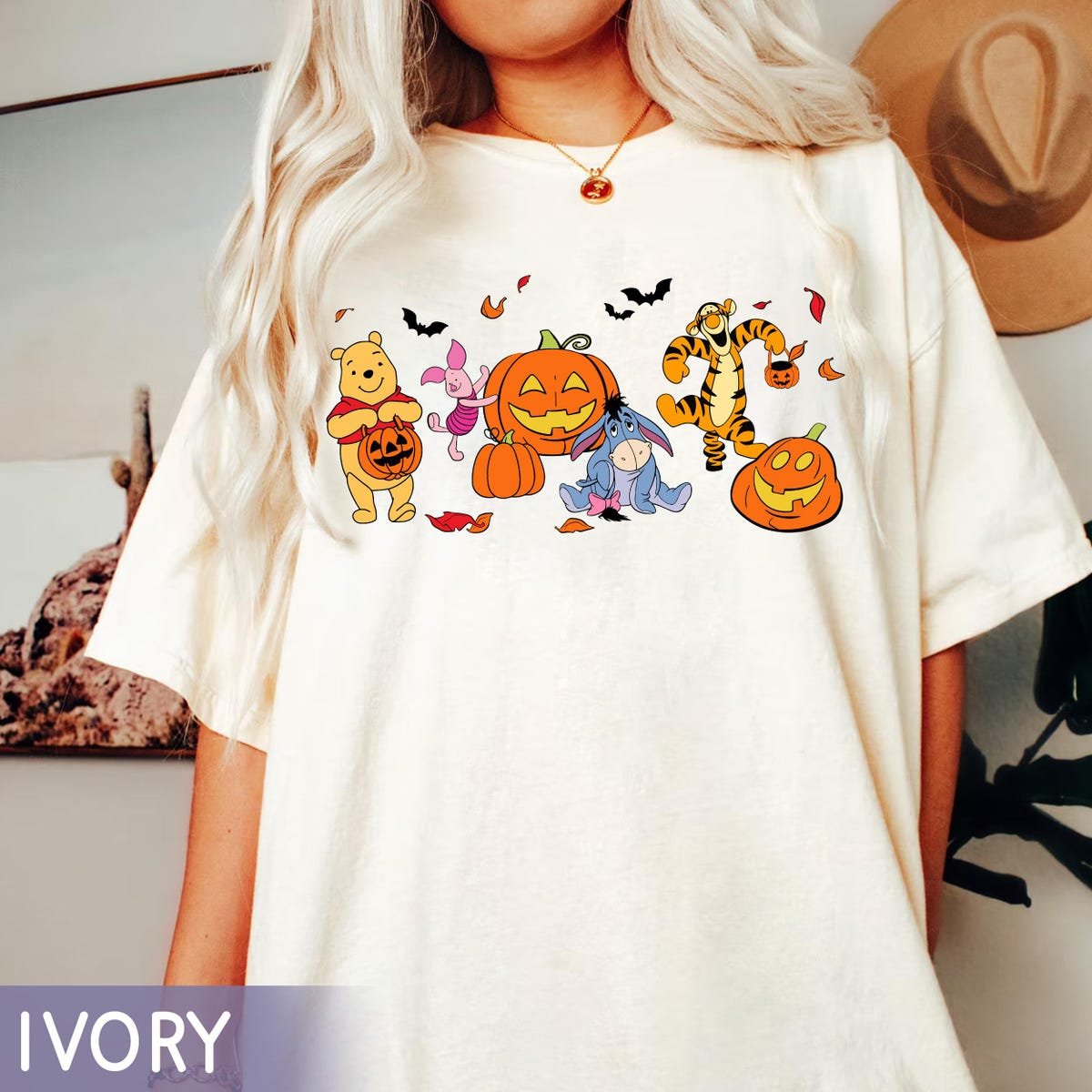 Winnie The Pooh Halloween Shirt Disney Tigger Piglet Eeyore Tee