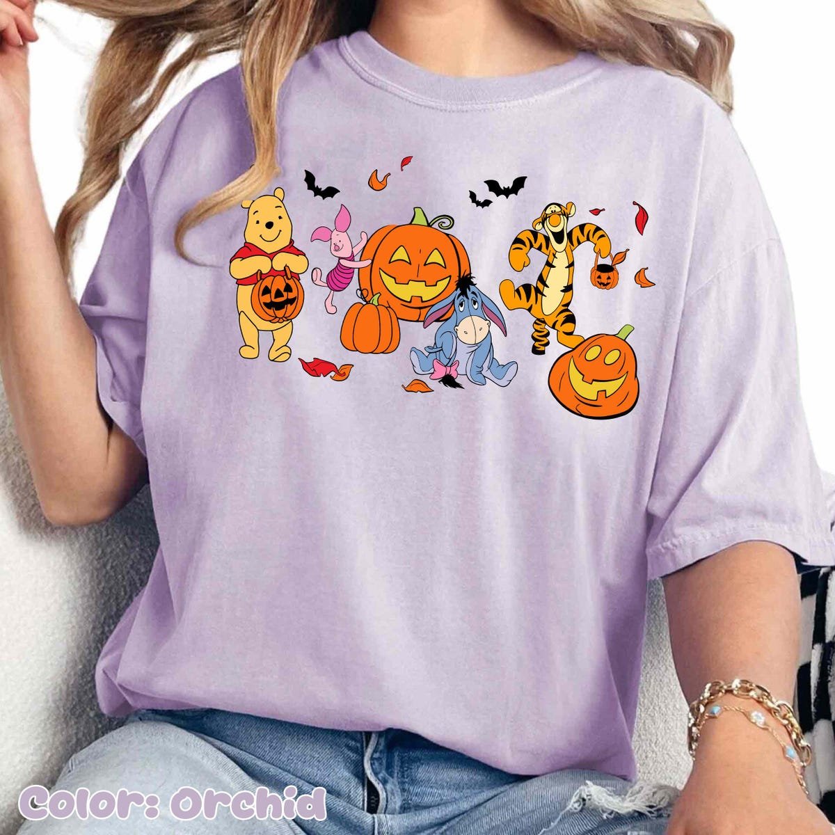 Winnie The Pooh Halloween Shirt Disney Tigger Piglet Eeyore Tee