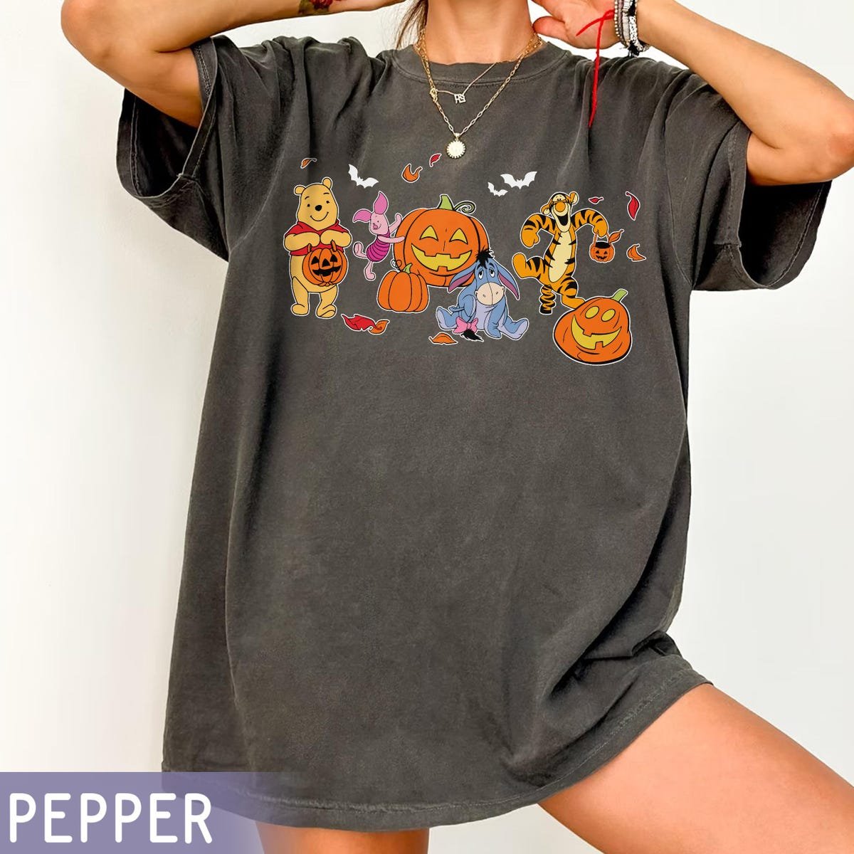 Winnie The Pooh Halloween Shirt Disney Tigger Piglet Eeyore Tee
