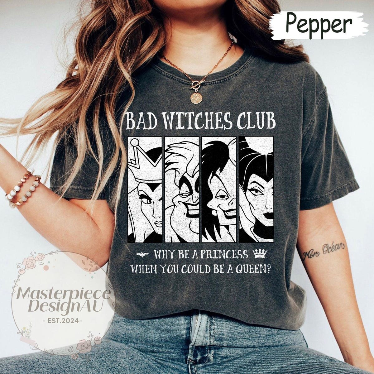 Bad Witches Club Halloween Shirt Disney Villains Tee