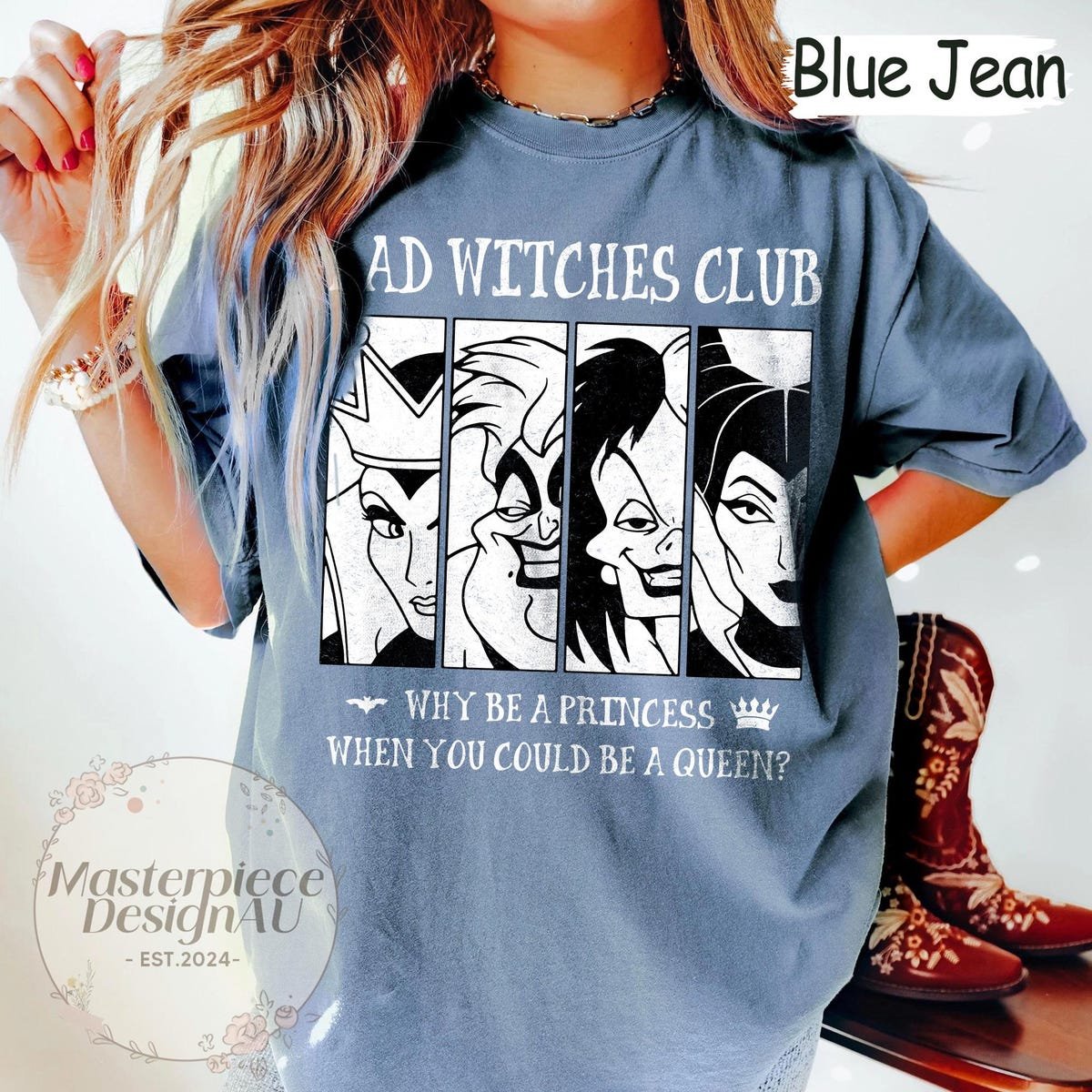 Bad Witches Club Halloween Shirt Disney Villains Tee