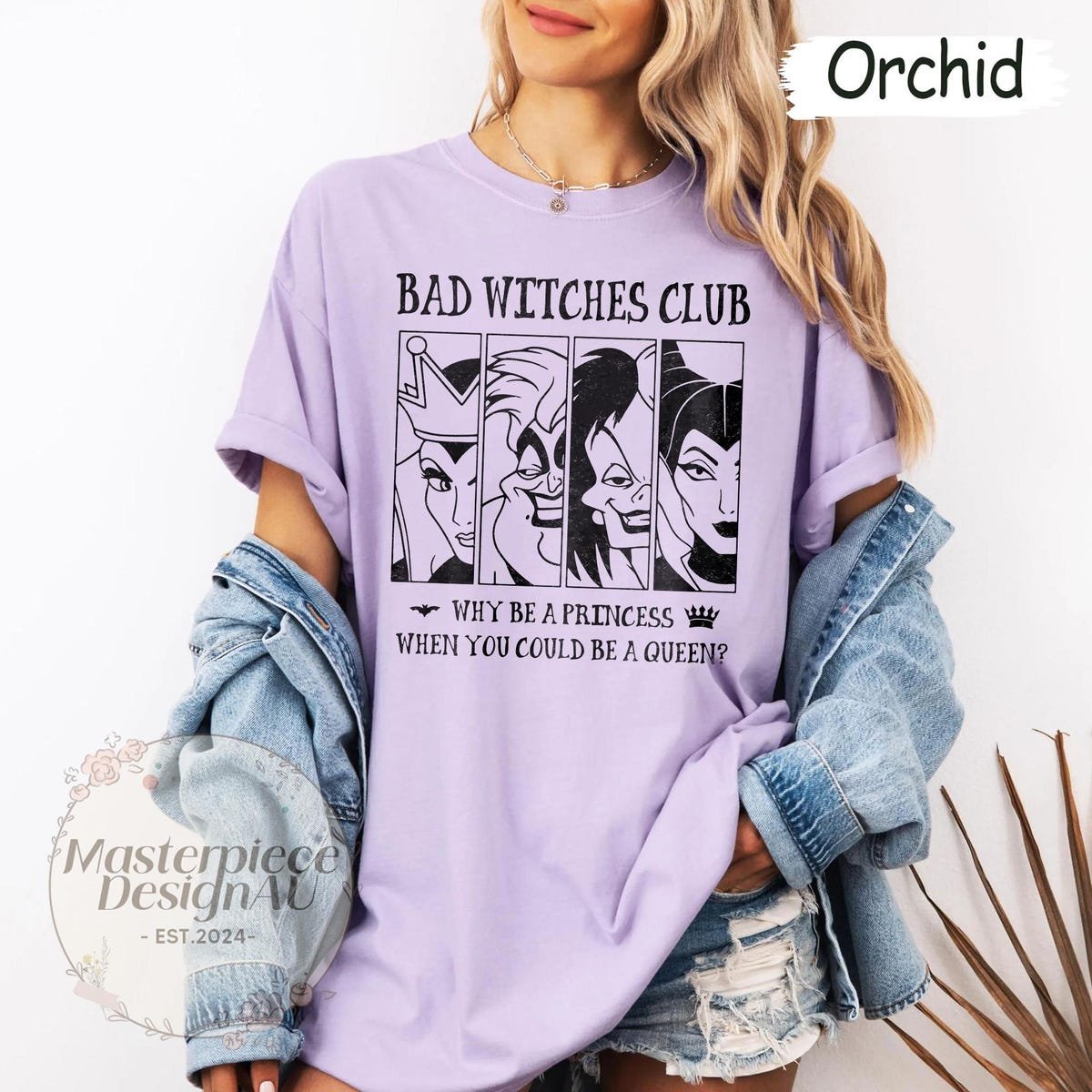 Bad Witches Club Halloween Shirt Disney Villains Tee