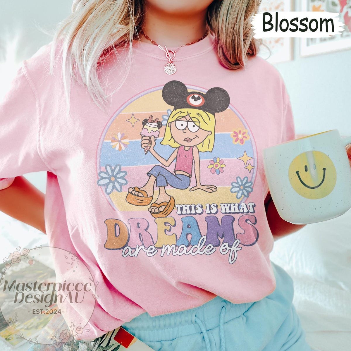 Comfort Colors Lizzie McGuire Disney Shirt Retro Magic Kingdom Tee