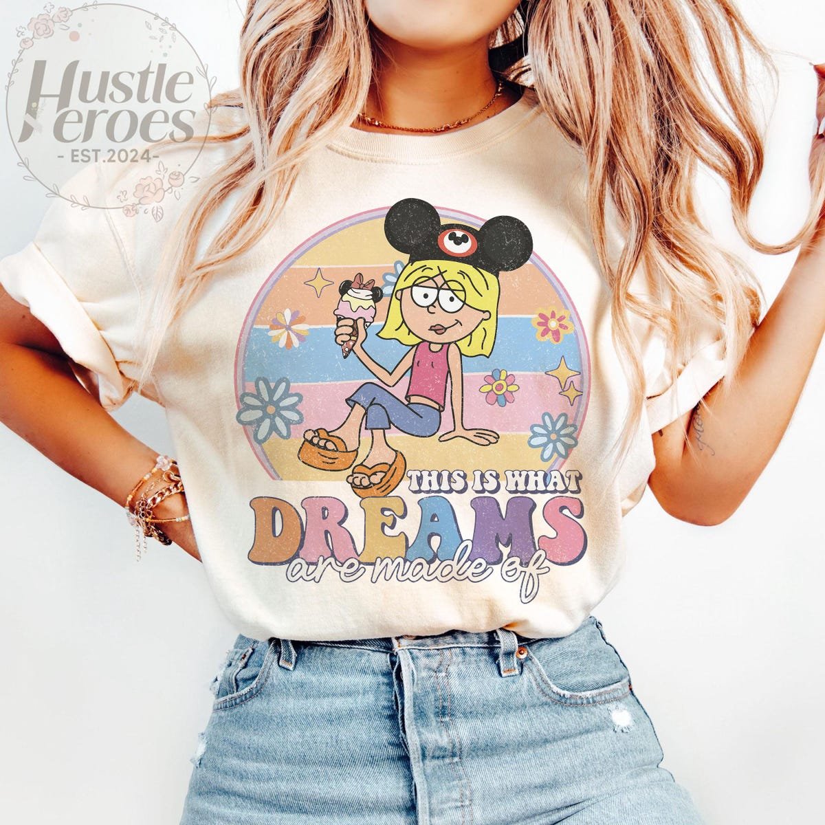 Comfort Colors Lizzie McGuire Disney Shirt Retro Magic Kingdom Tee