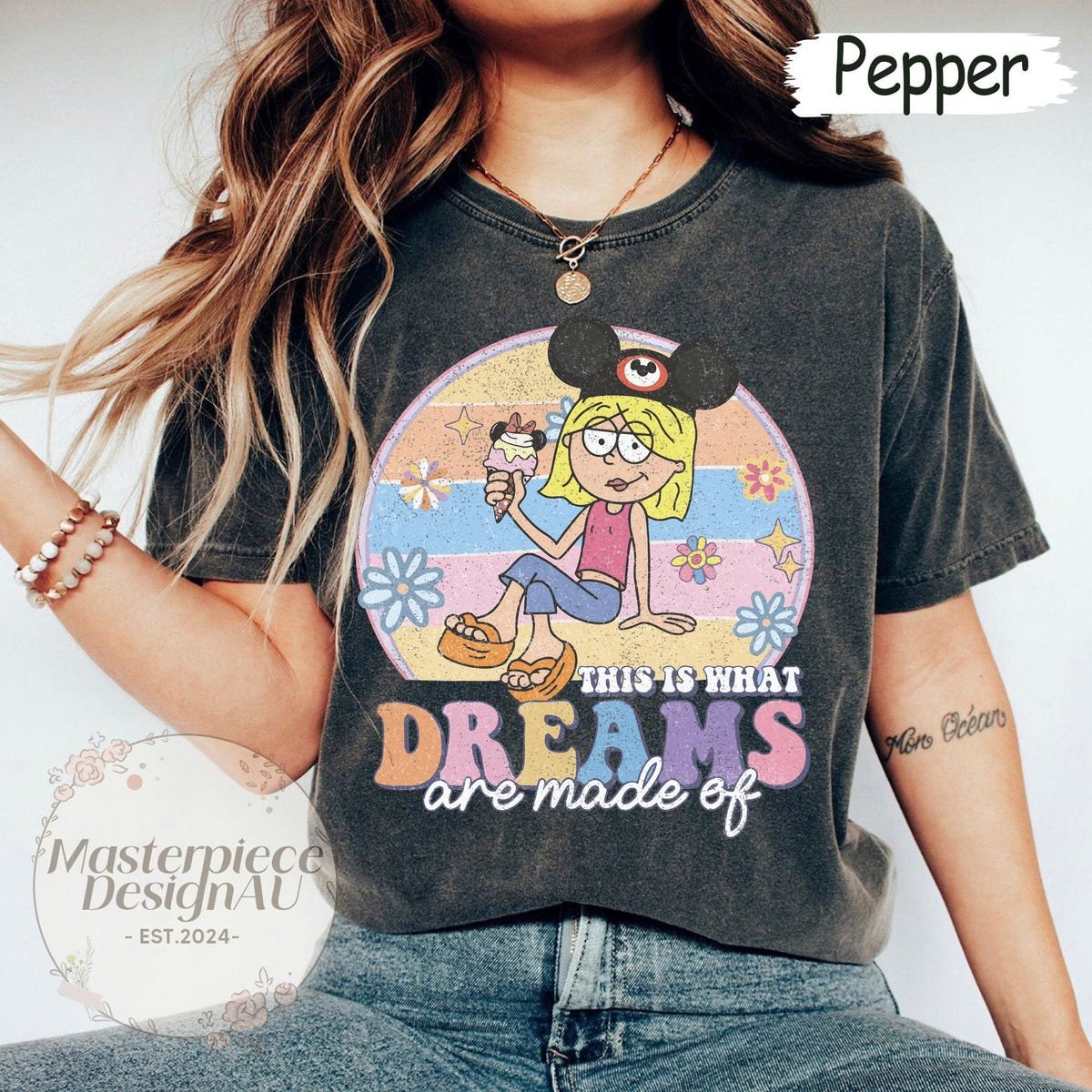 Comfort Colors Lizzie McGuire Disney Shirt Retro Magic Kingdom Tee