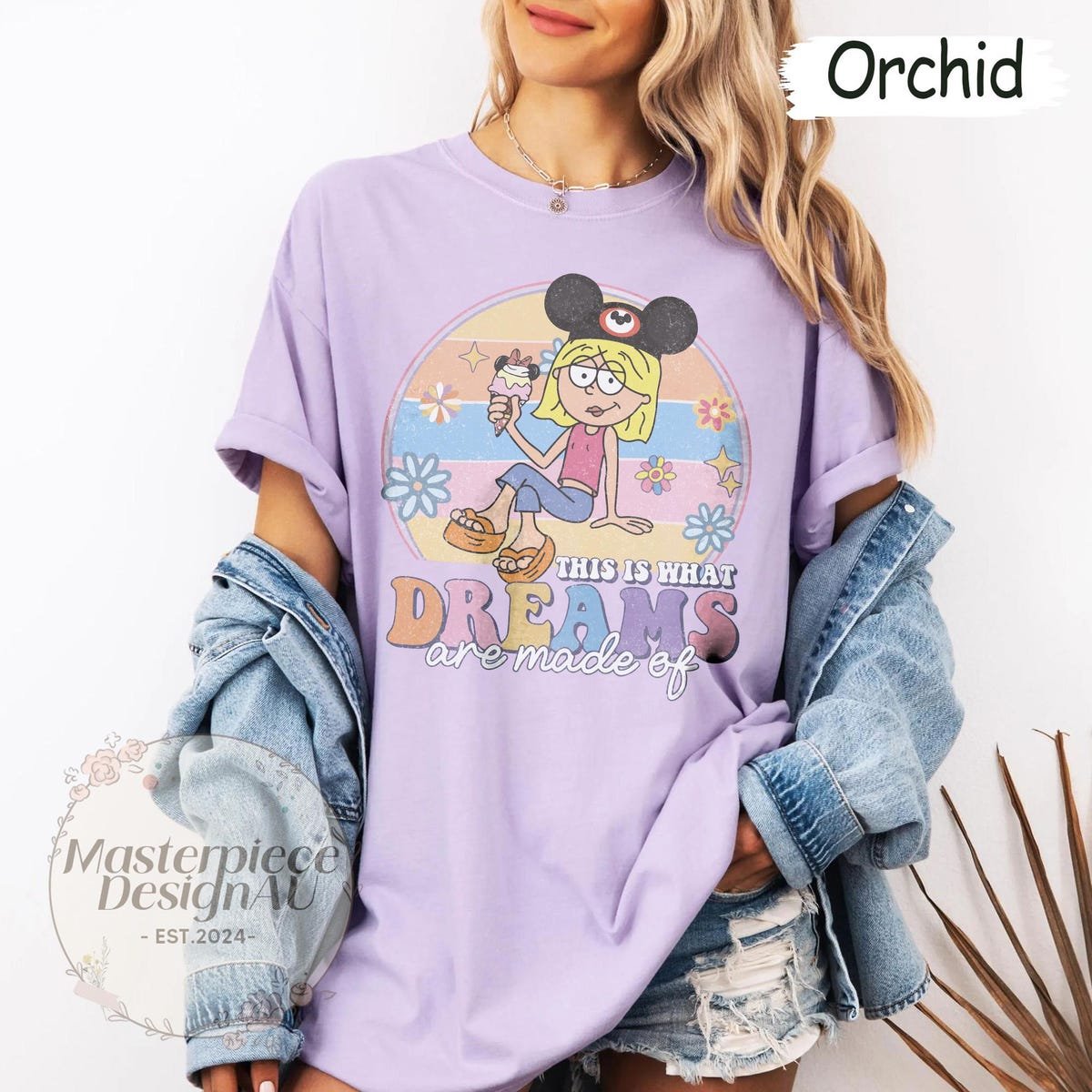 Comfort Colors Lizzie McGuire Disney Shirt Retro Magic Kingdom Tee