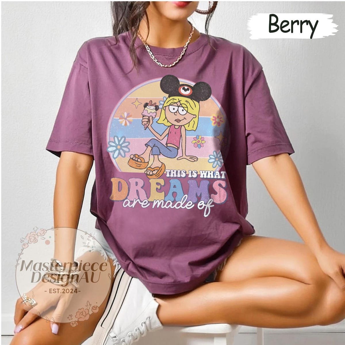 Comfort Colors Lizzie McGuire Disney Shirt Retro Magic Kingdom Tee