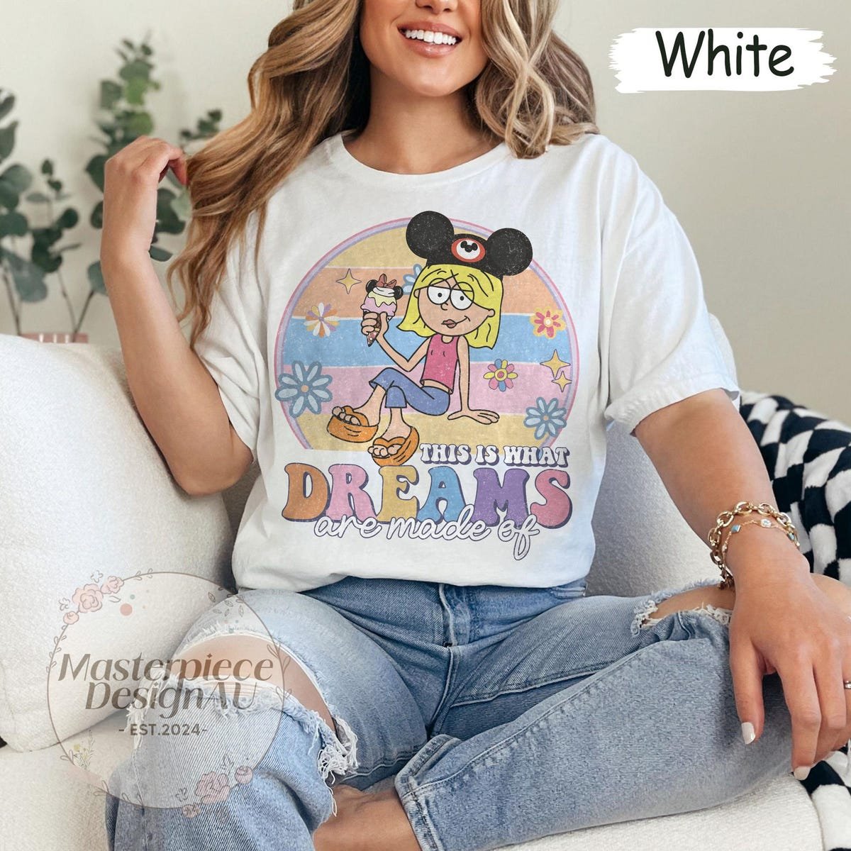 Comfort Colors Lizzie McGuire Disney Shirt Retro Magic Kingdom Tee