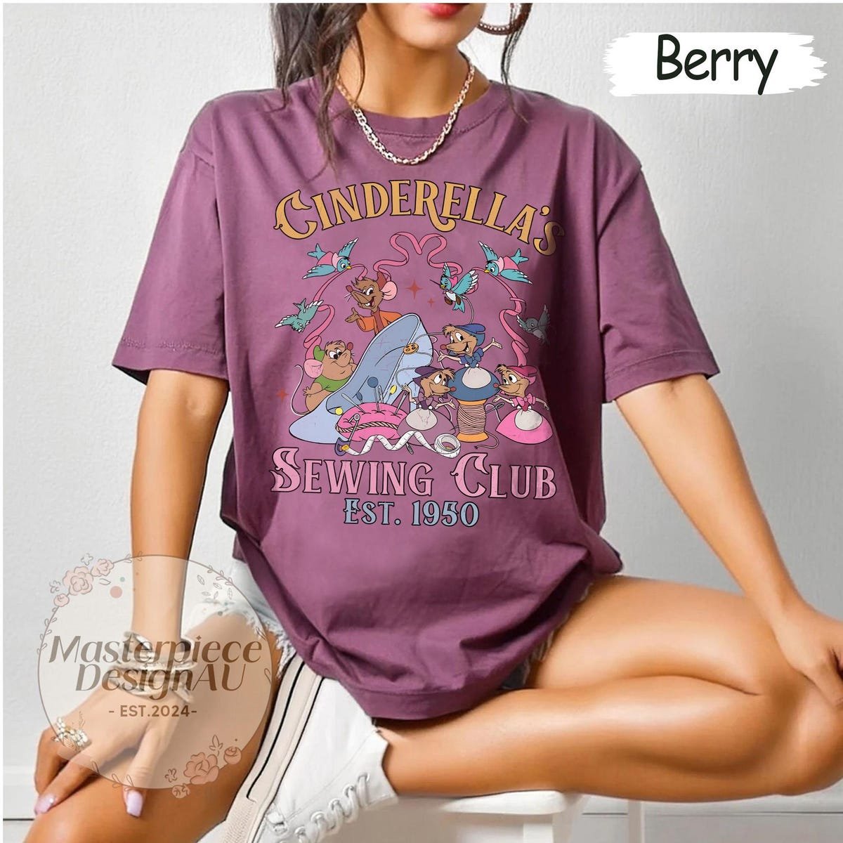 Disney Cinderella Est 1950 Comfort Colors Shirt Cinderella And Co Sewing Club