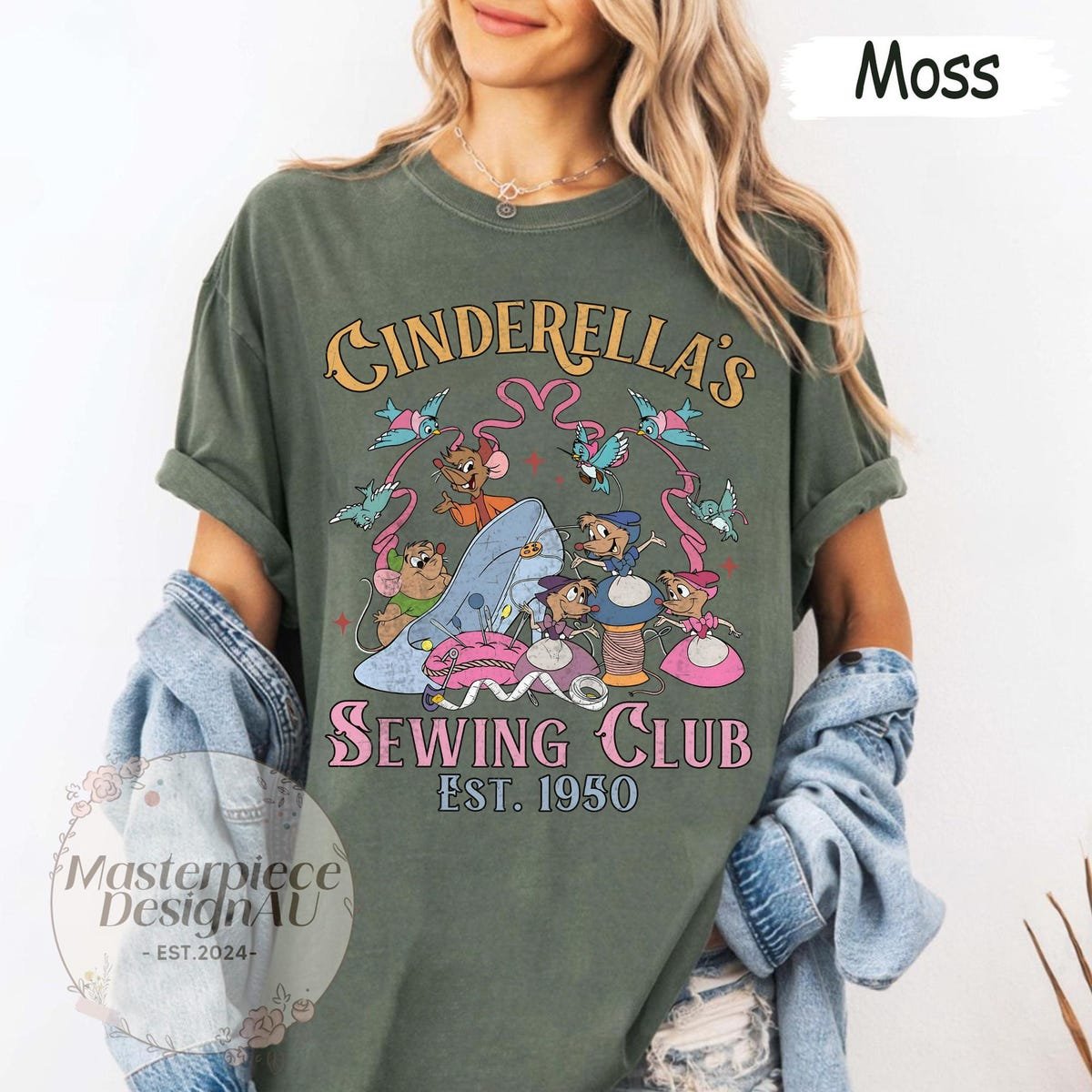 Disney Cinderella Est 1950 Comfort Colors Shirt Cinderella And Co Sewing Club