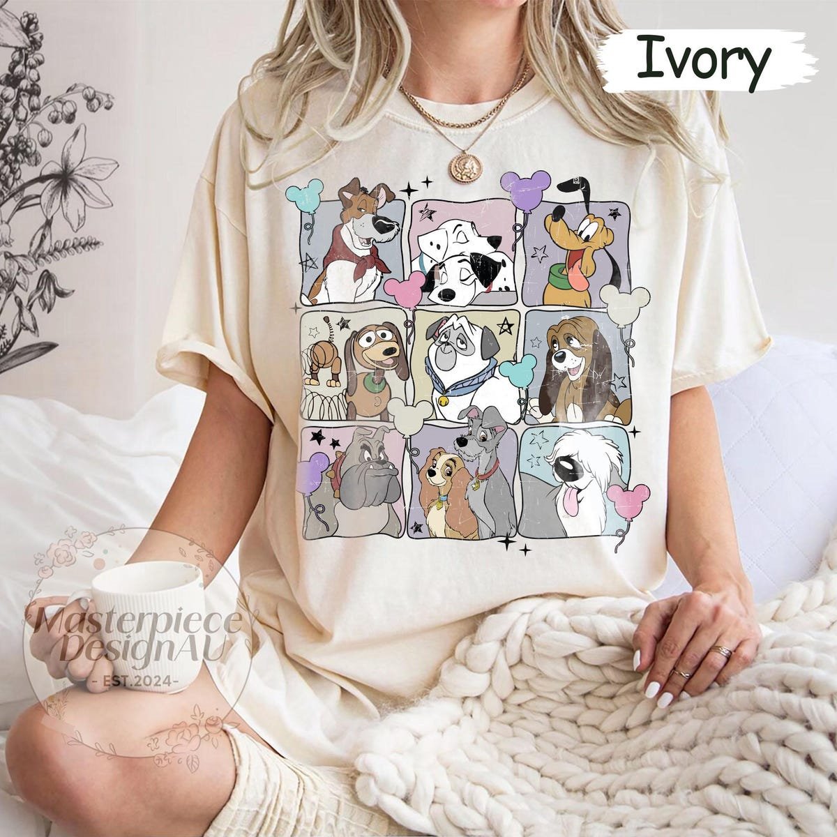 Disney Dogs Shirt for Dog Lovers - Cute Disneyland Family Tee 2025