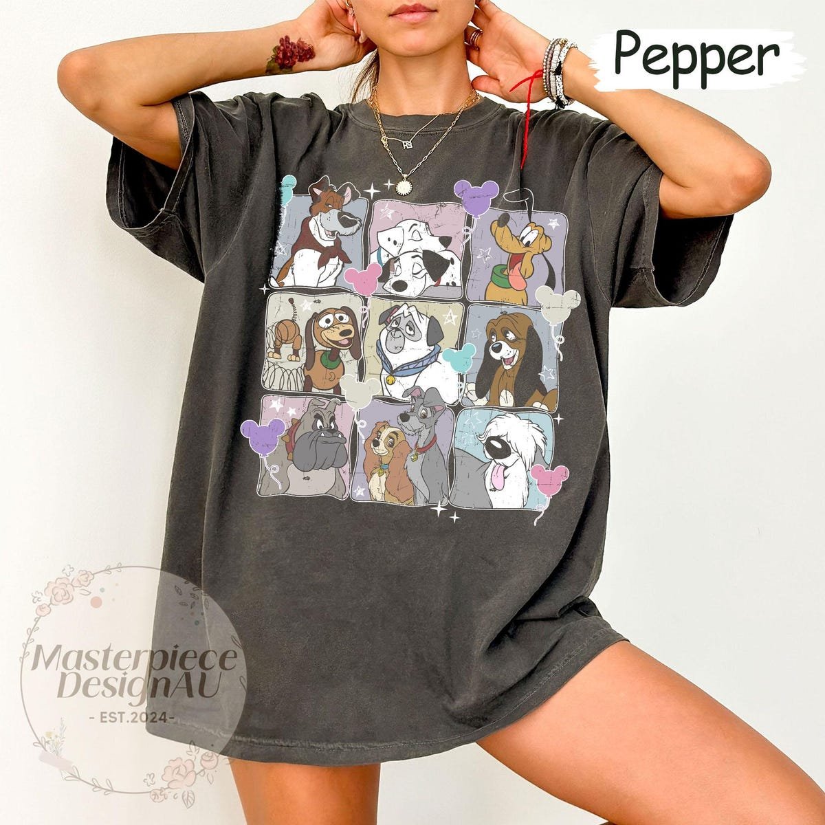 Disney Dogs Shirt for Dog Lovers - Cute Disneyland Family Tee 2025