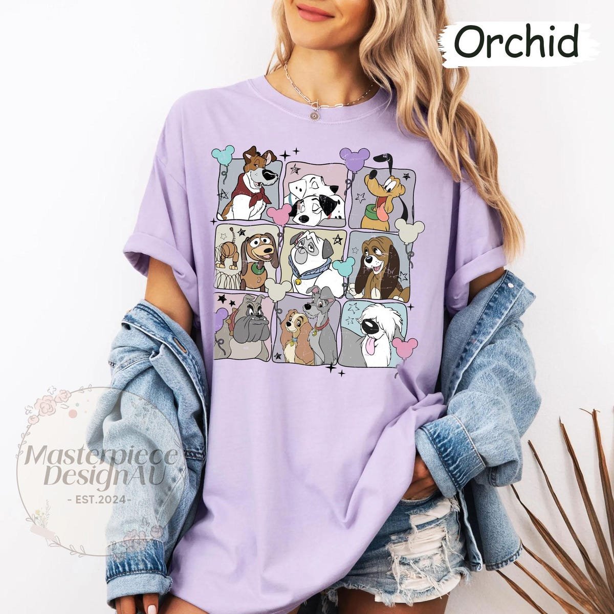 Disney Dogs Shirt for Dog Lovers - Cute Disneyland Family Tee 2025