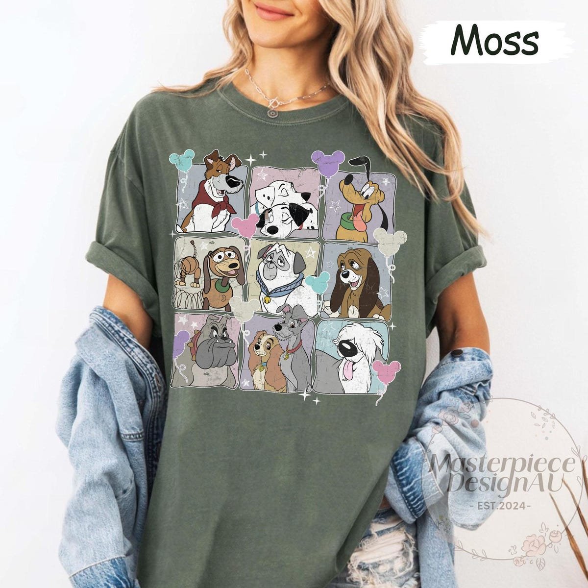 Disney Dogs Shirt for Dog Lovers - Cute Disneyland Family Tee 2025