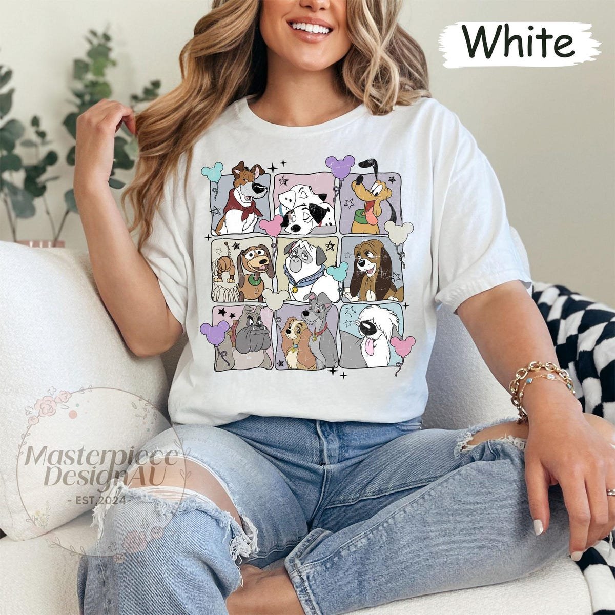 Disney Dogs Shirt for Dog Lovers - Cute Disneyland Family Tee 2025