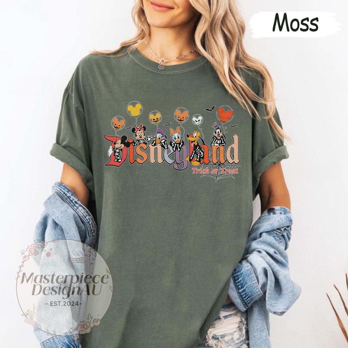 Disney Halloween Shirt Mickey Friends Pumpkin Balloon Tee