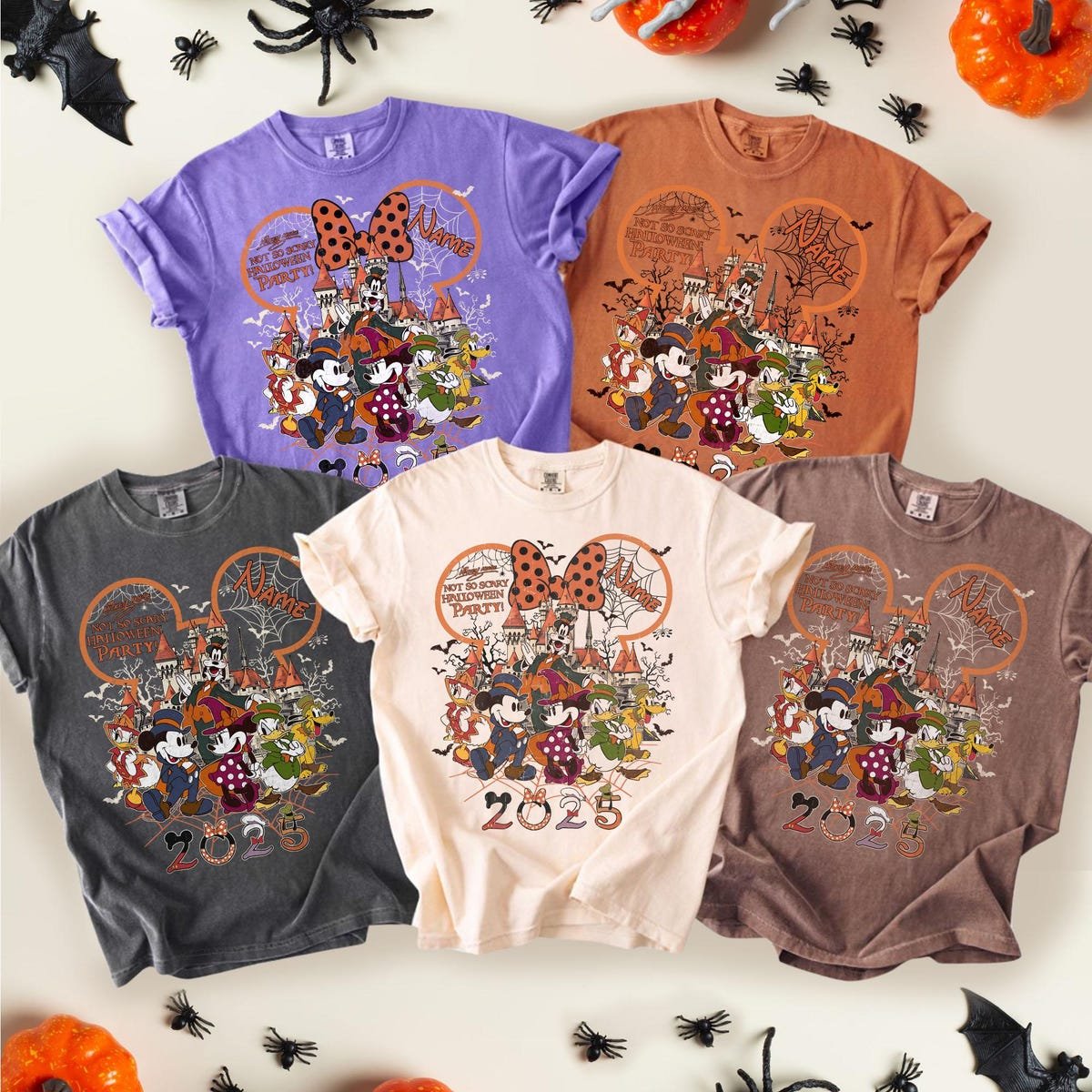 Disney Halloween Shirt Mickey Minnie Family Matching Tee