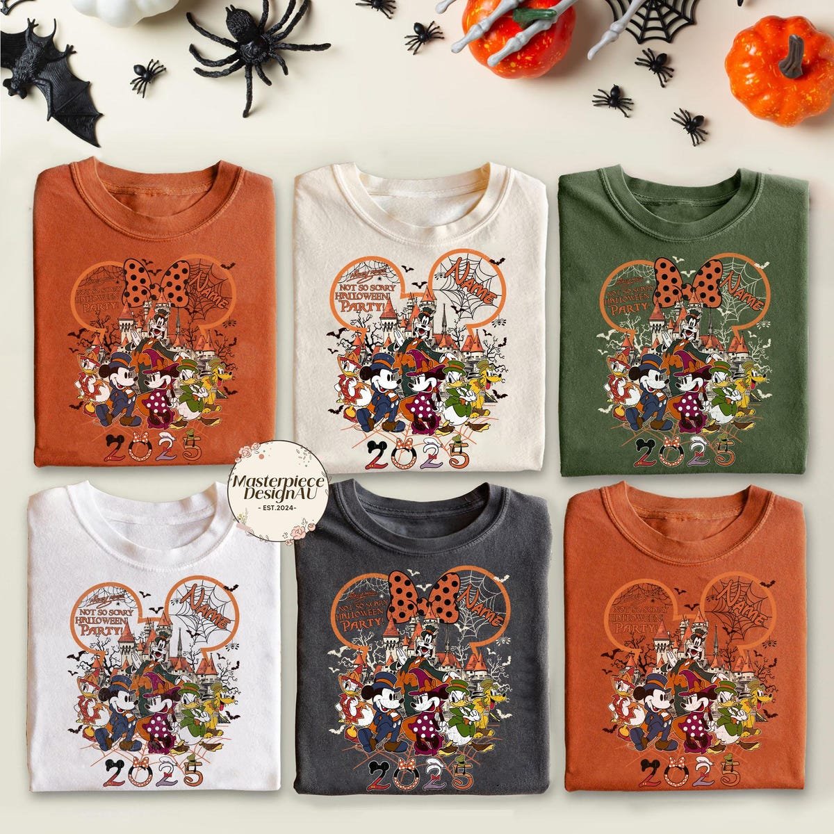 Disney Halloween Shirt Mickey Minnie Family Matching Tee