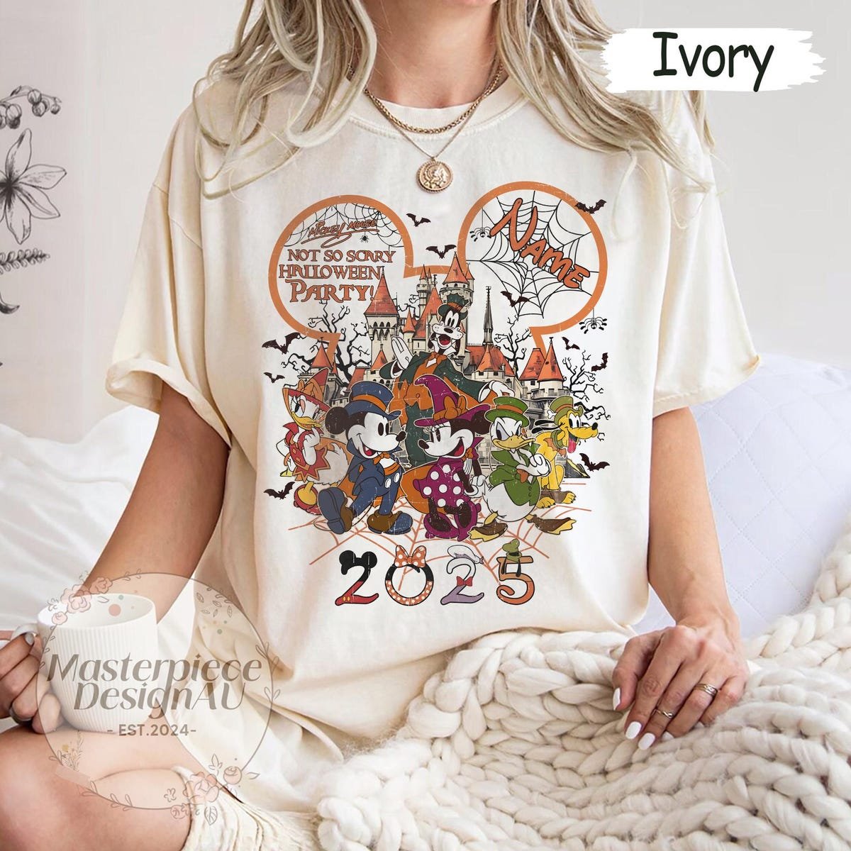 Disney Halloween Shirt Mickey Minnie Family Matching Tee