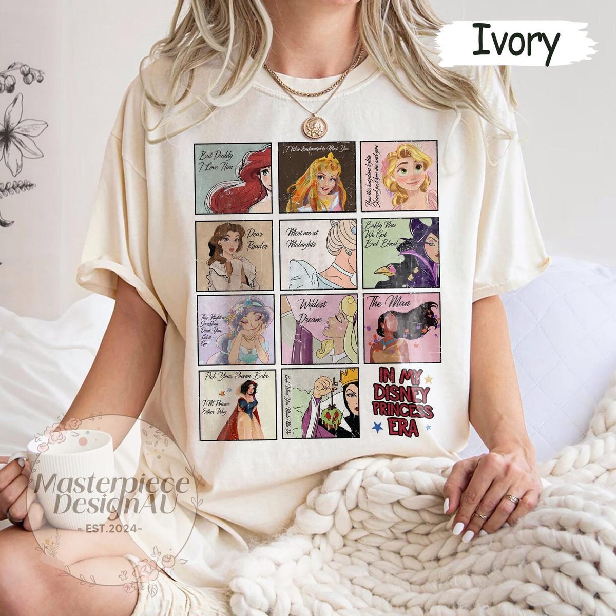 Disney Princess Ariel Shirt Retro Style for Disneyland Trips