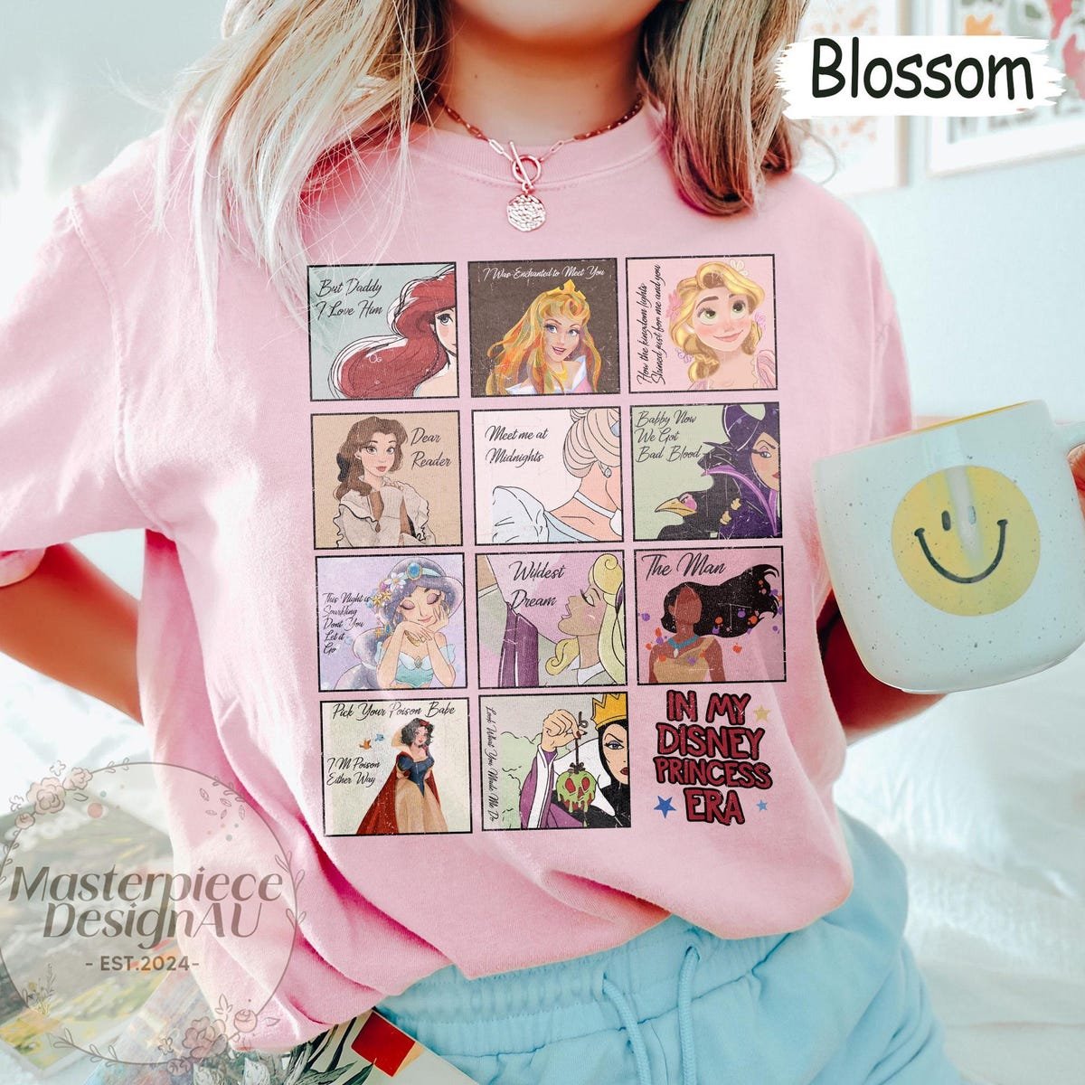 Disney Princess Ariel Shirt Retro Style for Disneyland Trips