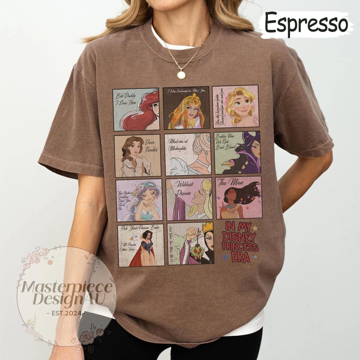 Disney Princess Ariel Shirt Retro Style for Disneyland Trips