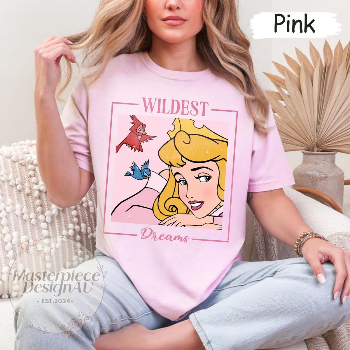 Disney Princess Aurora Shirt Wildest Dreams Design for Family Matching