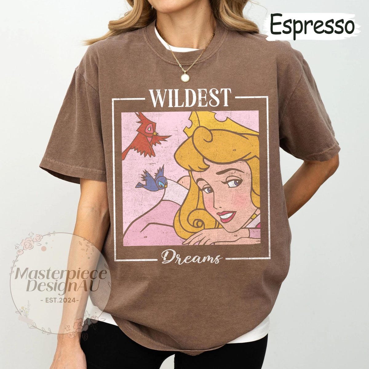Disney Princess Aurora Shirt Wildest Dreams Design for Family Matching