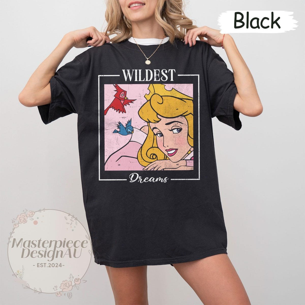 Disney Princess Aurora Shirt Wildest Dreams Design for Family Matching