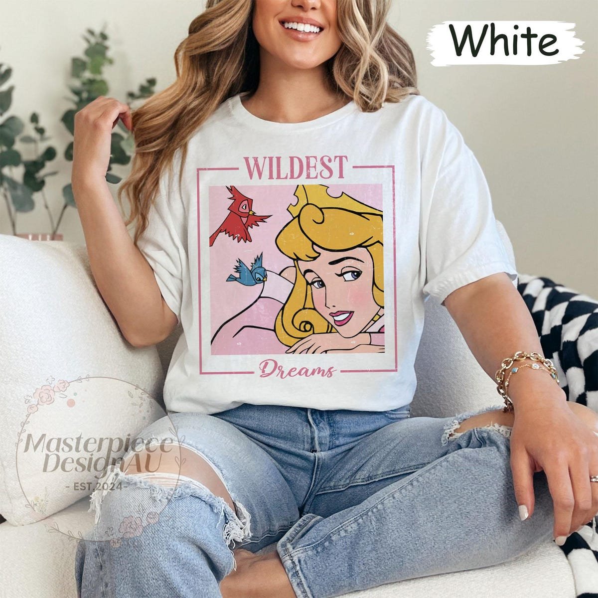 Disney Princess Aurora Shirt Wildest Dreams Design for Family Matching