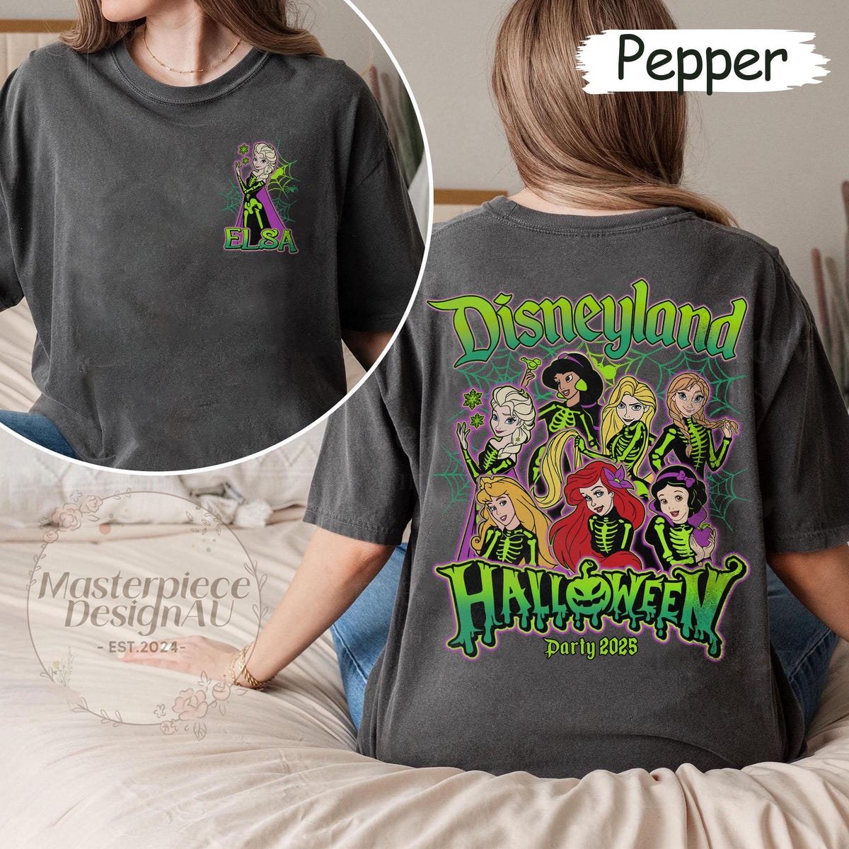 Disney Princess Halloween Shirt Family Matching Disneyland Trip